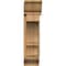 Ekena Millwork Balboa Traditional Rough Sawn Bracket w/ Offset Brace, Western Red Cedar, 8"W x 28"D x 32"H BKT0806X28X32BOA01RWR - alternate 2